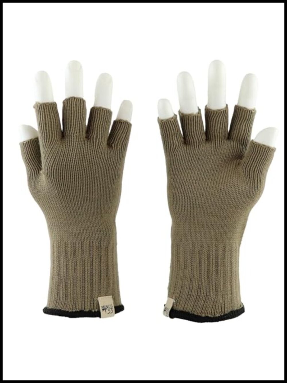 Merino Wool Fingerless Gloves Hunting Fishing Liner